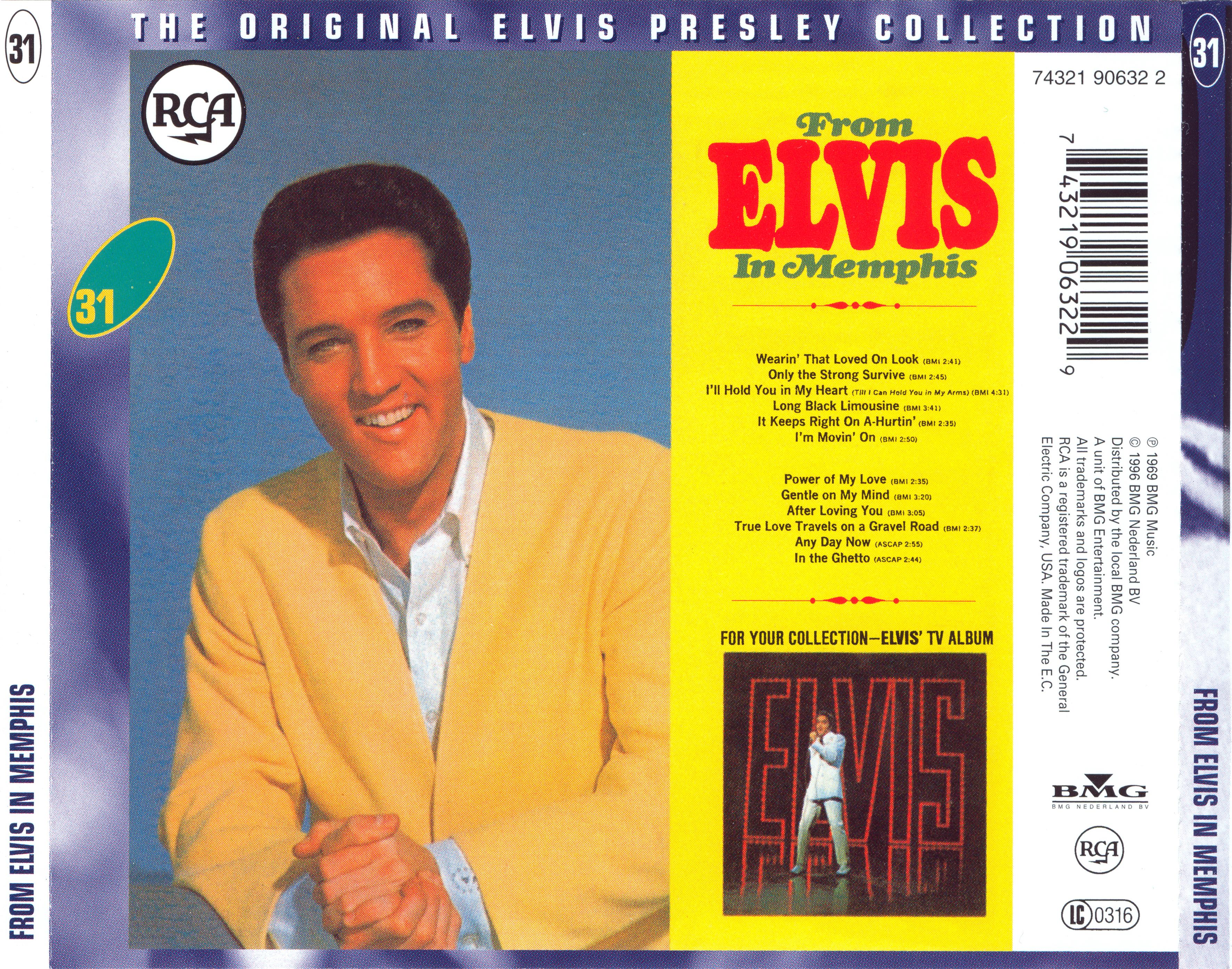 Elvis Presley  The Original Elvis Presley Collection 31; From Elvis in Memphis : Back